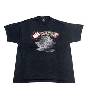 Spencer's Chuck Norris Facts Funny Tee Thrifted Vintage Style Size XL